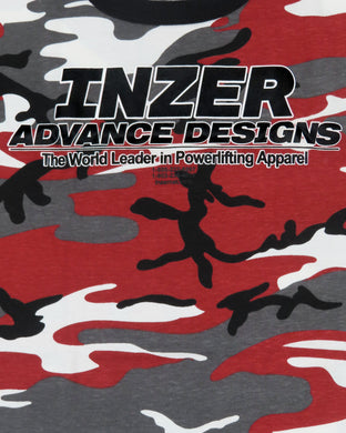 Inzer Logo Red Camo T-shirt