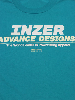 Inzer Logo Jade T Shirt-Inzer Advance Designs, The World Leader In Powerlifting Apparel And Powerlifting Belts