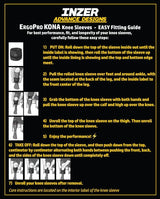 ErgoPro KONA Knee Sleeves™ (conical shaped ErgoPro) - Inzer Advance Designs