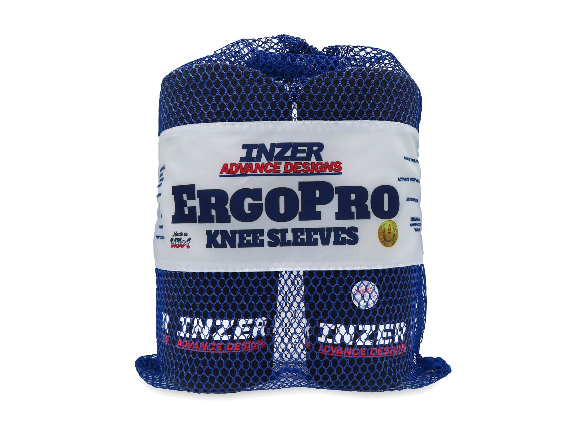 Inzer Designs ErgoPro Knee Sleeves, The Ultra Performance Powerlifting Knee Sleeves ...