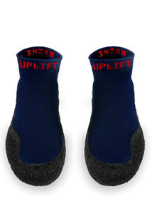 Barefoot Grip Lifting Shoes: Navy Blue