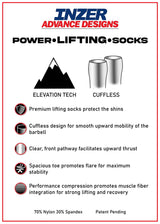 Power Deadlift Compression Socks - Inzer Advance Designs