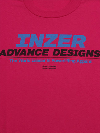 Inzer Logo Pink T Shirt - Inzer Advance Designs