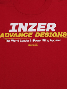 Inzer Logo Red T Shirt-Inzer Advance Designs
