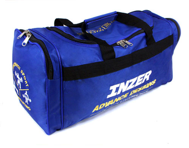 Gym Bag-Inzer Advance Designs, with powerlifting strongest sport embroidered artwork