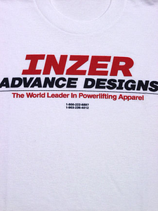 Inzer Logo White T Shirt-Inzer Advance Designs