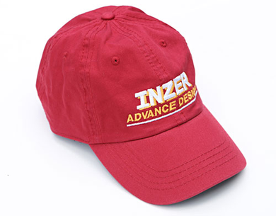 Red Logo Cap-Inzer powerlifting. The World Leader In Powerlifting Belts and Powerlifting Gear