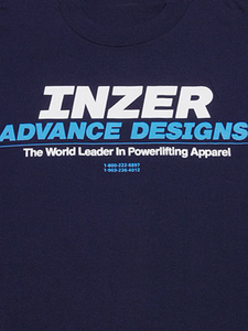 Inzer Logo Navy Blue T Shirt-Inzer Advance Designs