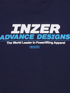 Inzer Logo Navy Blue T Shirt