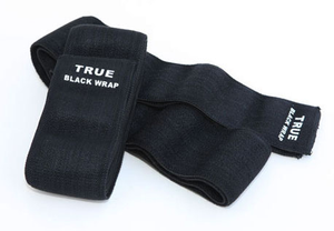 True Black Knee Wraps-Inzer Advance Designs. Powerful knee support for workouts, powerlifting, bodybuilding, strongman and crossfit