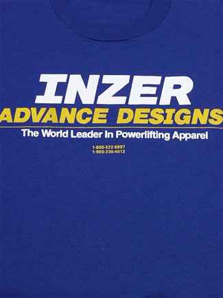 Inzer Logo Royal Blue T Shirt - Inzer Advance Designs