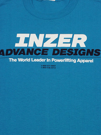 Inzer Logo California Blue T Shirt - Inzer Advance Designs